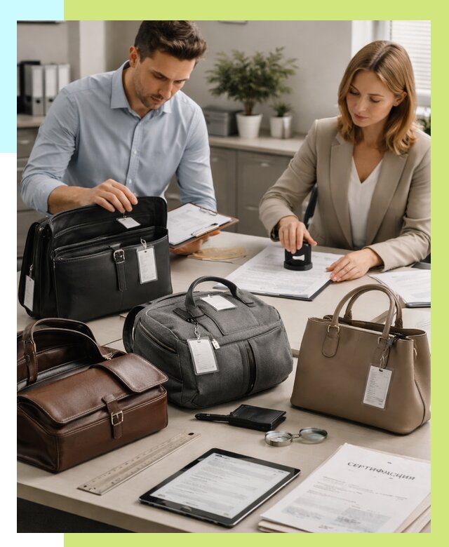 Сертификация сумок в Дальнегорске от 7728 руб. | Алешин-Дль