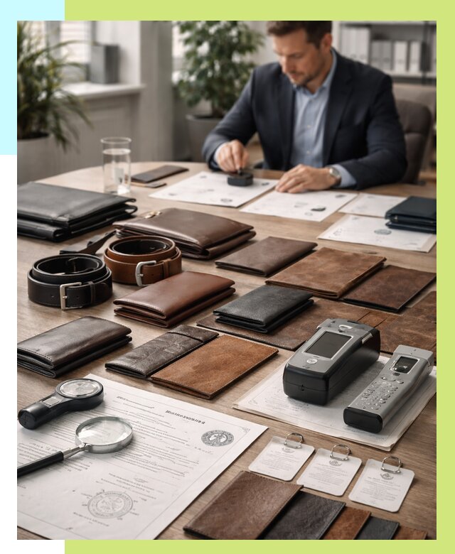 Сертификация кожаных изделий в Дальнегорске от 12365 р. | Алешин-Дль