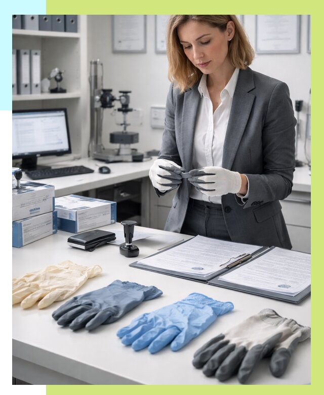 Сертификация перчаток в Дальнегорске от 8758 р. | Алешин-Дль