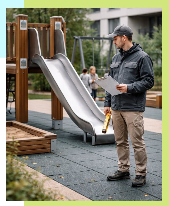 Сертификация детских площадок в Дальнегорске от 25760 р. | Алешин-Дль