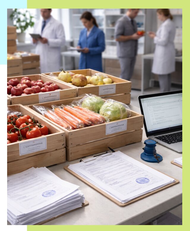 Сертификация овощей и фруктов в Дальнегорске от 8758 р. | Алешин-Дль
