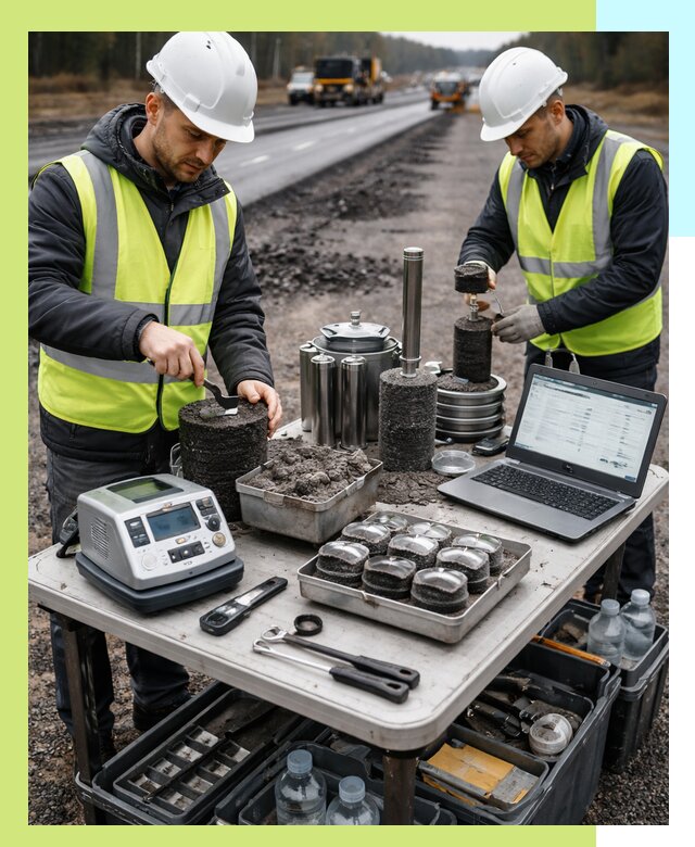 Сертификация асфальта: испытания и подтверждение в Дальнегорске