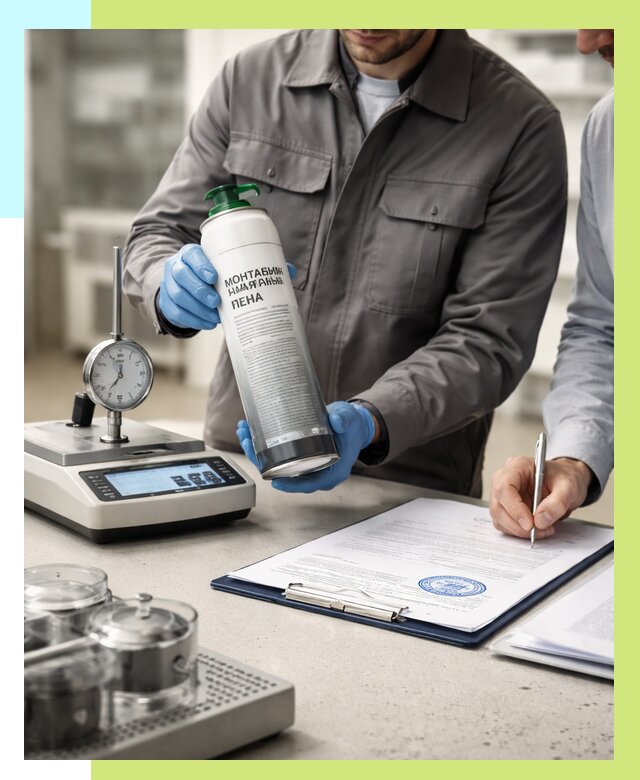 Сертификация монтажной пены в Дальнегорске от 15456 р. | Алешин-Дль