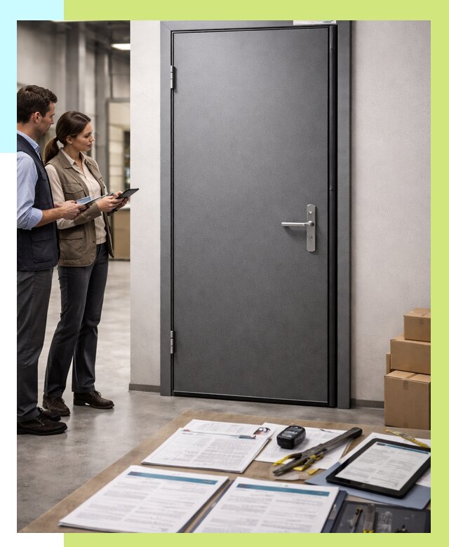 Сертификация противопожарных дверей в Дальнегорске от 9274 р. | Алешин-Дль