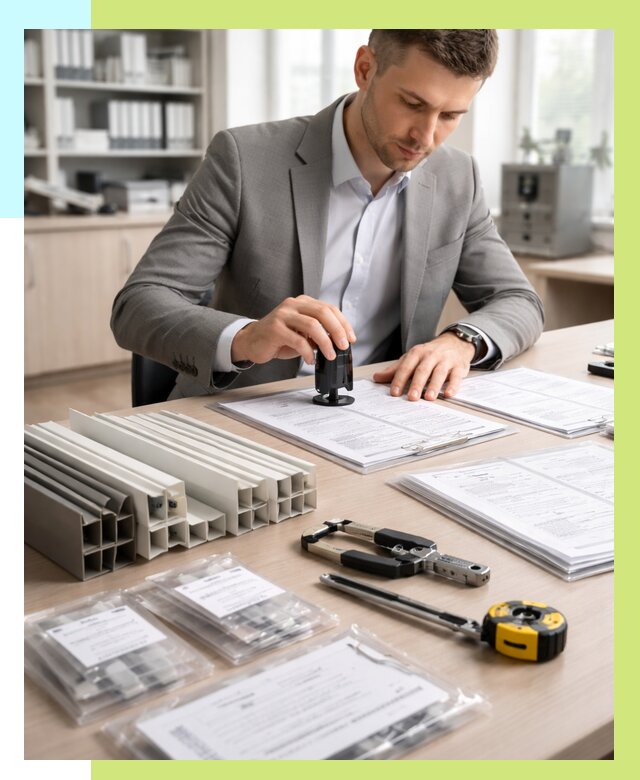 Сертификация ПВХ продукции в Дальнегорске от 8758 р., Алешин-Дль