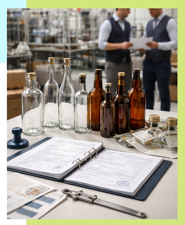 Сертификация стеклянных бутылок в Дальнегорске от 25760 р. | Алешин-Дль