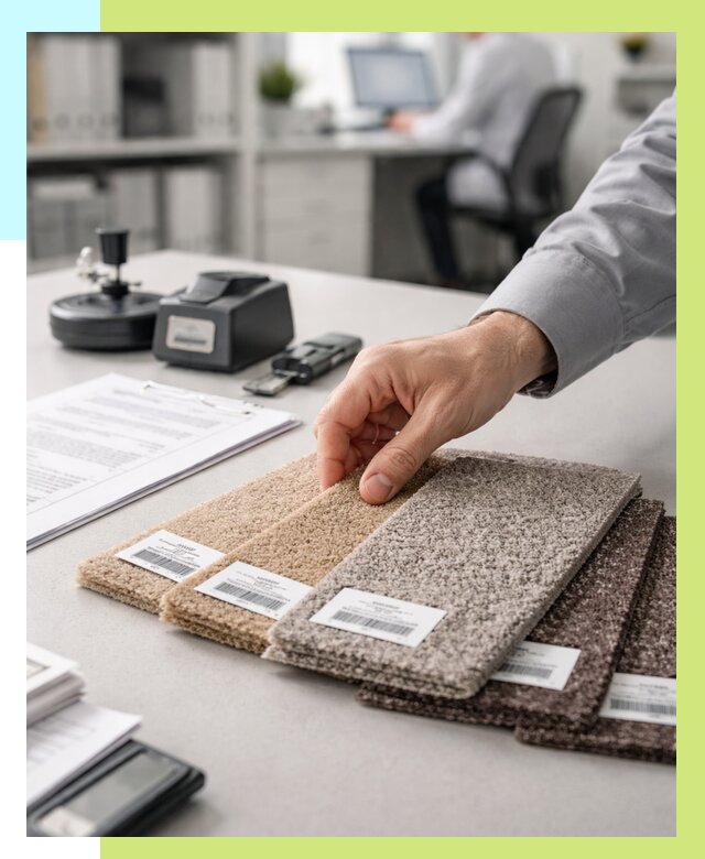 Сертификация ковролина в Дальнегорске от 15456 р., Алешин-Дль