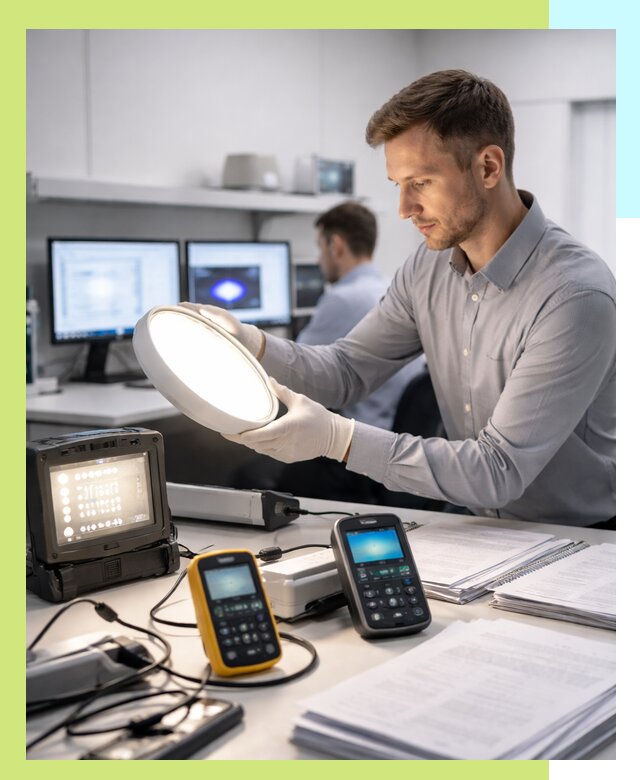 Сертификация светильников в Дальнегорске: испытания и оформление