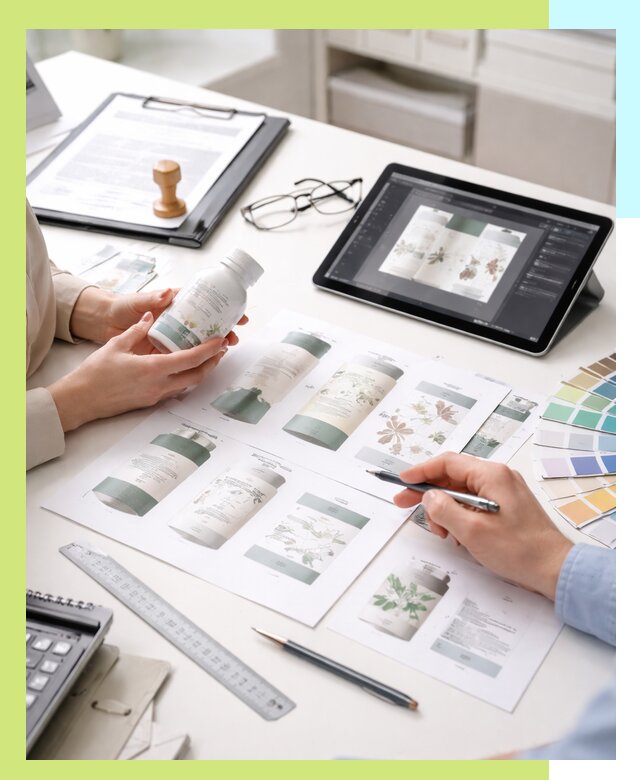 Профессиональная разработка дизайна и текста этикетки продукции в Дальнегорске