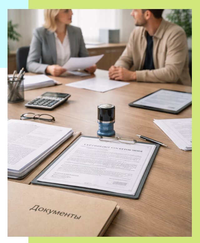 Сертификат соответствия на продукцию в Дальнегорске от 15456 р.|Алешин-Дль