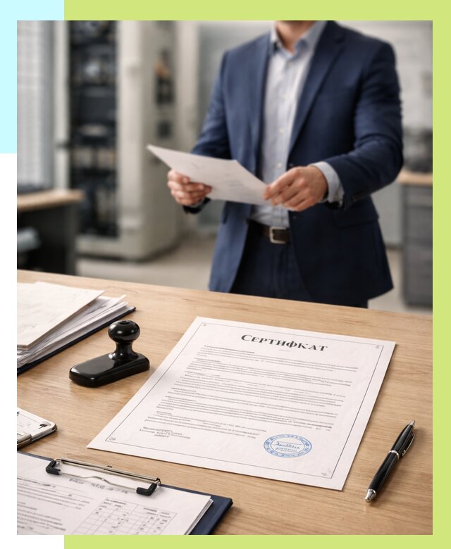 Сертификат на оборудование в Дальнегорске от 15456 р. | Алешин-Дль