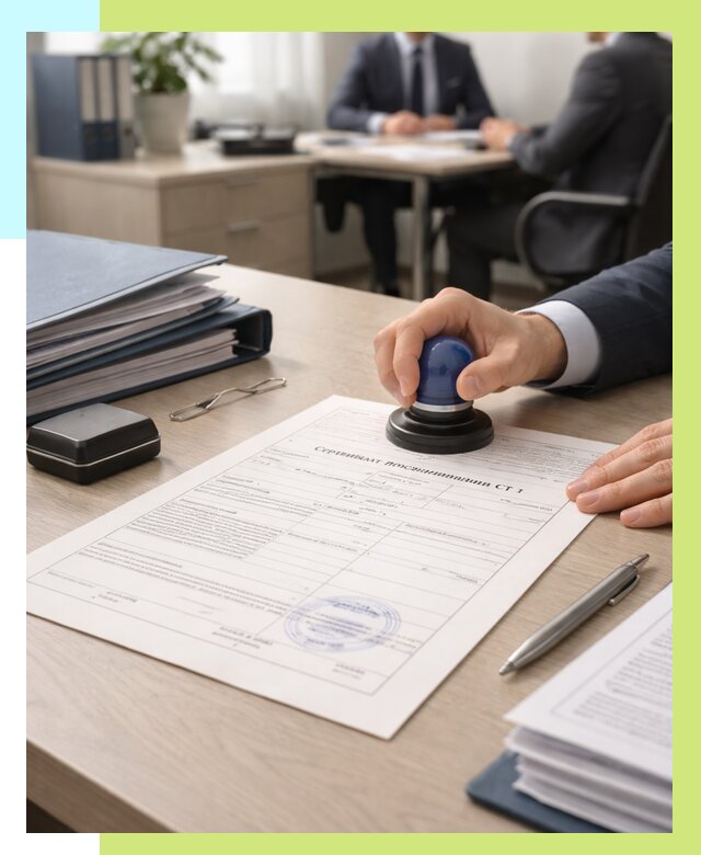 Сертификат происхождения СТ 1 в Дальнегорске от 4637 р. | Алешин-Дль