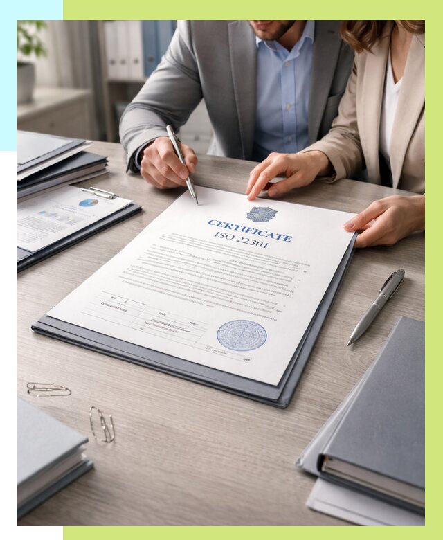 Сертификат ISO 22301 в Дальнегорске от 46368 р. | Алешин-Дль срочно