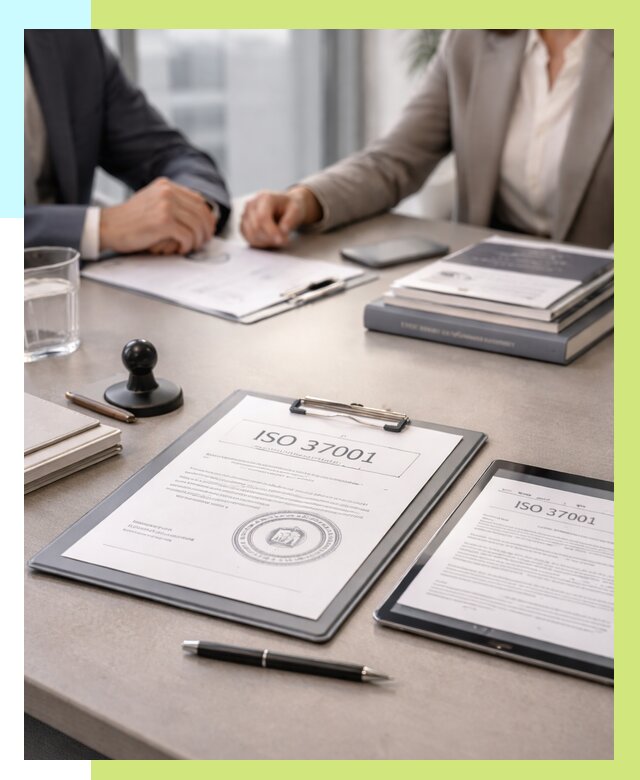 Сертификат ISO 37001 в Дальнегорске оформить от 123648 р. Алешин-Дль